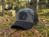 Drop 002: XL Edition Skull "Stag" Trucker - Stealth Grey